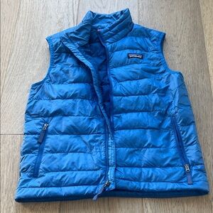 Patagonia Kids Bright Blue Puffer Vest
